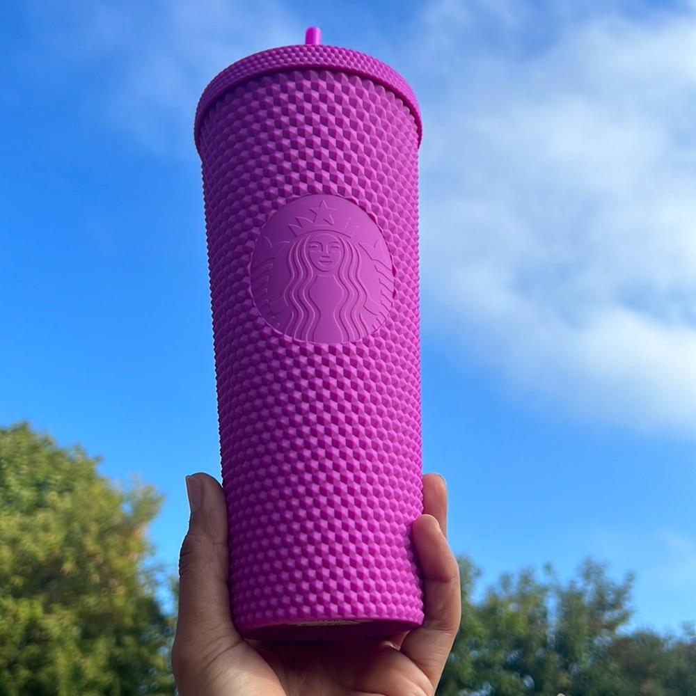 Starbucks Thailand 2022 Exclusive Purple Soft-Touch Bling Venti Tumbler!!